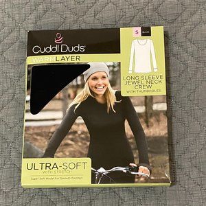 Cuddl Duds LS Black Shirt - Small - NWT